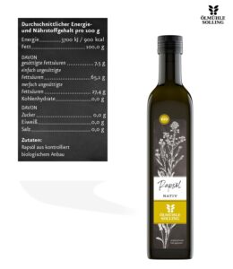 Ölmühle Solling - Rapsöl Bio 500 ml nativ bei Amazon bestellen