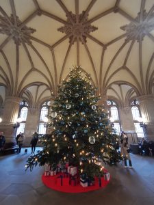 Christmas tree im Rathaus Hamburg